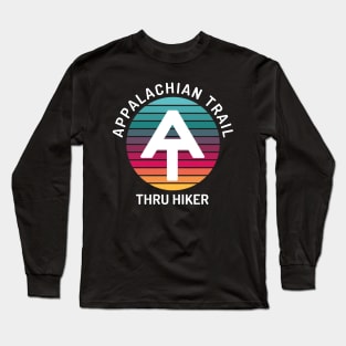 Appalachian Trail Thru Hiker Sunset Long Sleeve T-Shirt